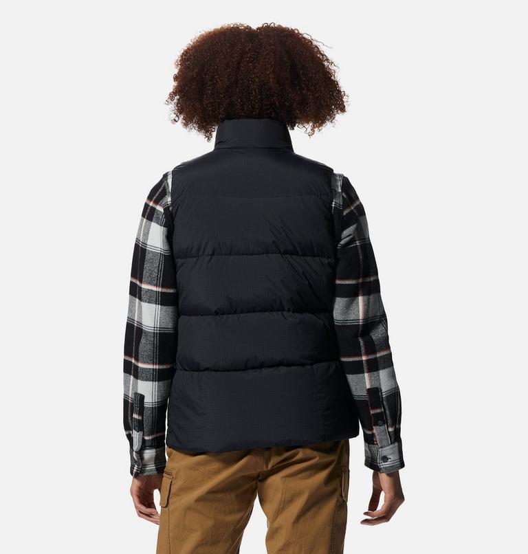 Women's Nevadan Down Vest, Color: Black, image 2