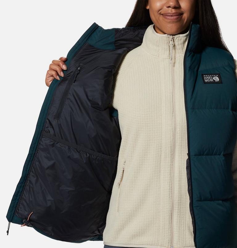 Veste sans manches matelassée Nevadan Femme, Color: Dark Marsh, image 7