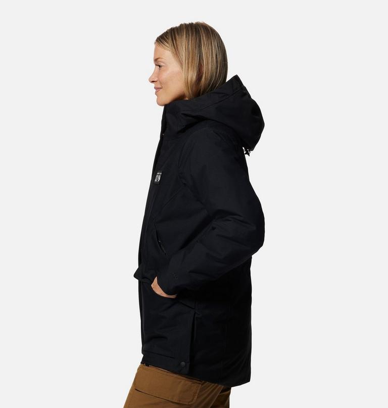Women's Weather Down Parka, Color: Black, image 3