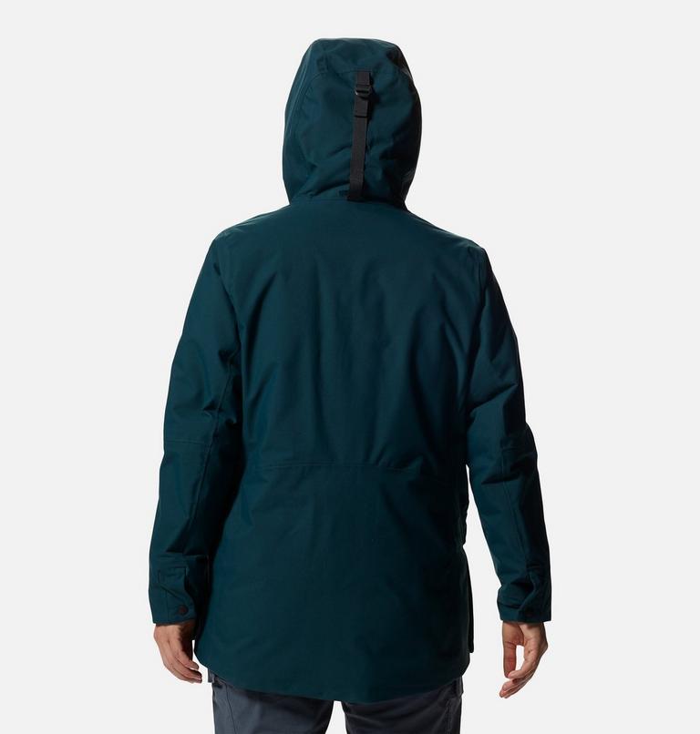 Women's Weather Down Parka, Color: Dark Marsh, image 2