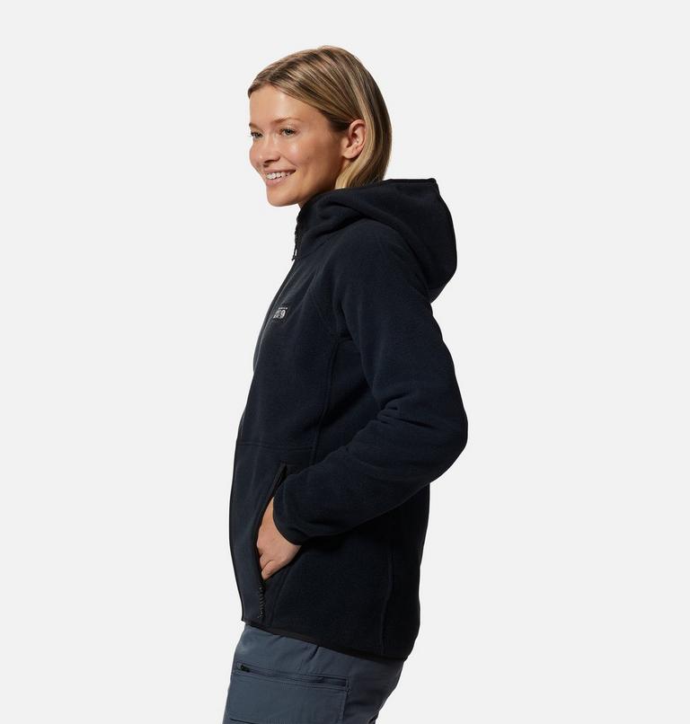 Chandail à capuchon avec fermeture éclair Polartec® Double Brushed Femme, Color: Black, image 3