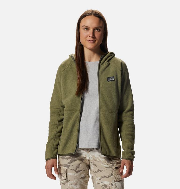 Chandail &agrave; capuchon avec fermeture &eacute;clair Polartec&reg; Double Brushed Femme, Color: Stone Green Heather, image 5