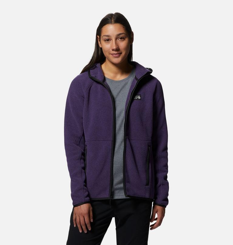 Polartec® Double Brushed Full Zip Hoody | 508 | S, Color: Night Iris Heather, image 5