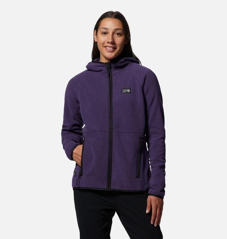 Polartec® Double Brushed Full Zip Hoody | 508 | S, Color: Night Iris Heather, image 1