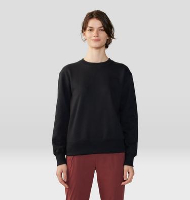 Women's MHW Logo Pullover Crew, Color: Black, image 5