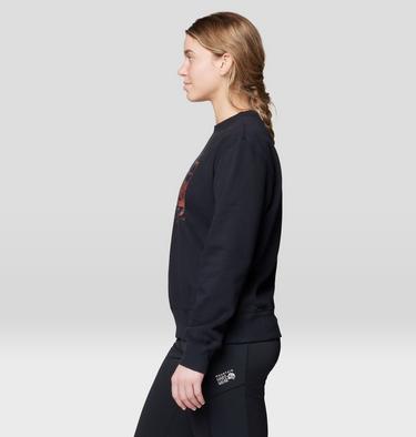 Women's MHW Logo Pullover Crew, Color: Black, image 7
