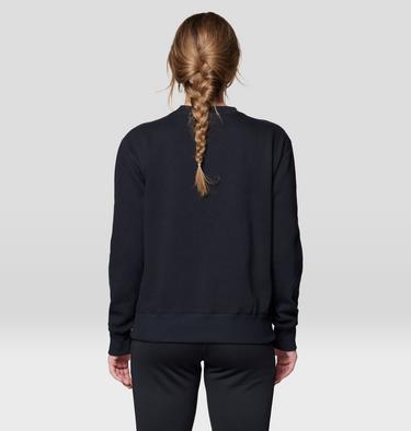 Women's MHW Logo Pullover Crew, Color: Black, image 6