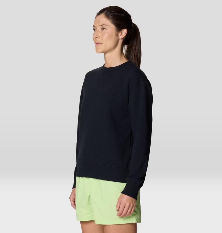 Women's MHW Logo Pullover Crew, Color: Black, image 4