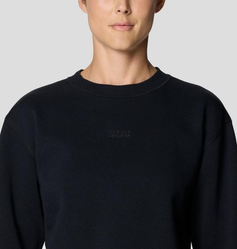 Women's MHW Logo Pullover Crew, Color: Black, image 5