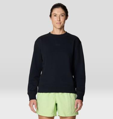 Women's MHW Logo Pullover Crew, Color: Black, image 9