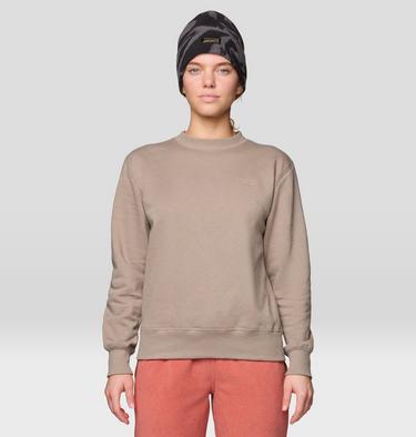 Women's MHW Logo Pullover Crew, Color: Wild Taupe, image 13