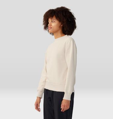 Women's MHW Logo Pullover Crew, Color: Wild Oyster, image 3