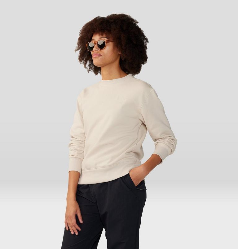 Women's MHW Logo Pullover Crew, Color: Wild Oyster, image 5