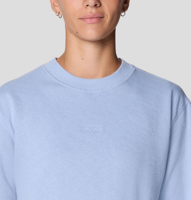 Women's MHW Logo Pullover Crew, Color: Beach Breeze, image 4