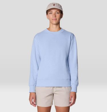 Women's MHW Logo Pullover Crew, Color: Beach Breeze, image 5
