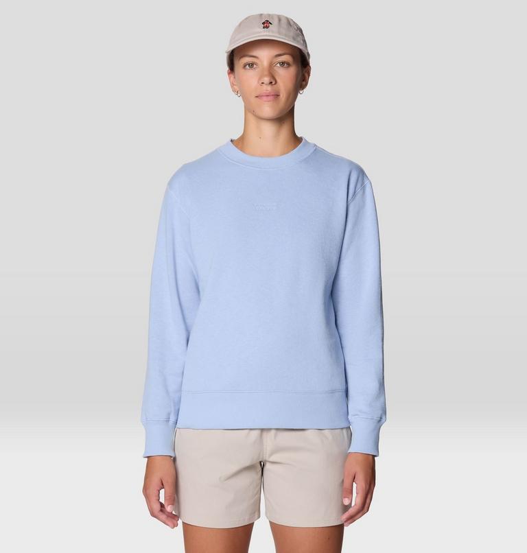 Women's MHW Logo Pullover Crew, Color: Beach Breeze, image 1