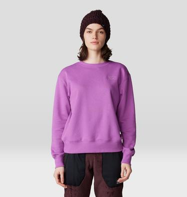 Women's MHW Logo Pullover Crew, Color: Lilac Glow, image 13