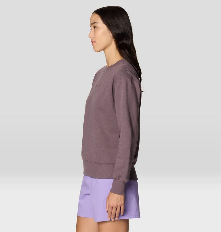 Women's MHW Logo Pullover Crew, Color: Purple Sage, image 3