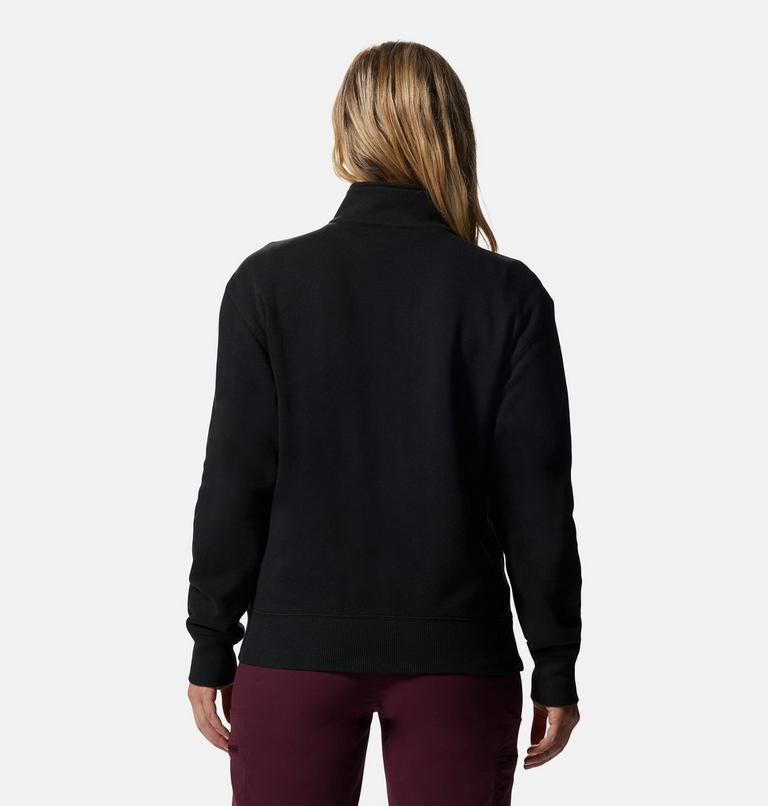 Women's MHW Logo 1/4 Zip, Color: Black, image 2