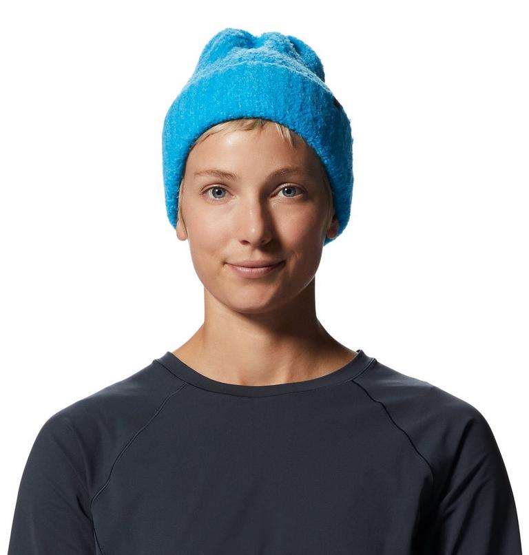 Women's PlushKnit Beanie, Color: Electric Sky, image 1