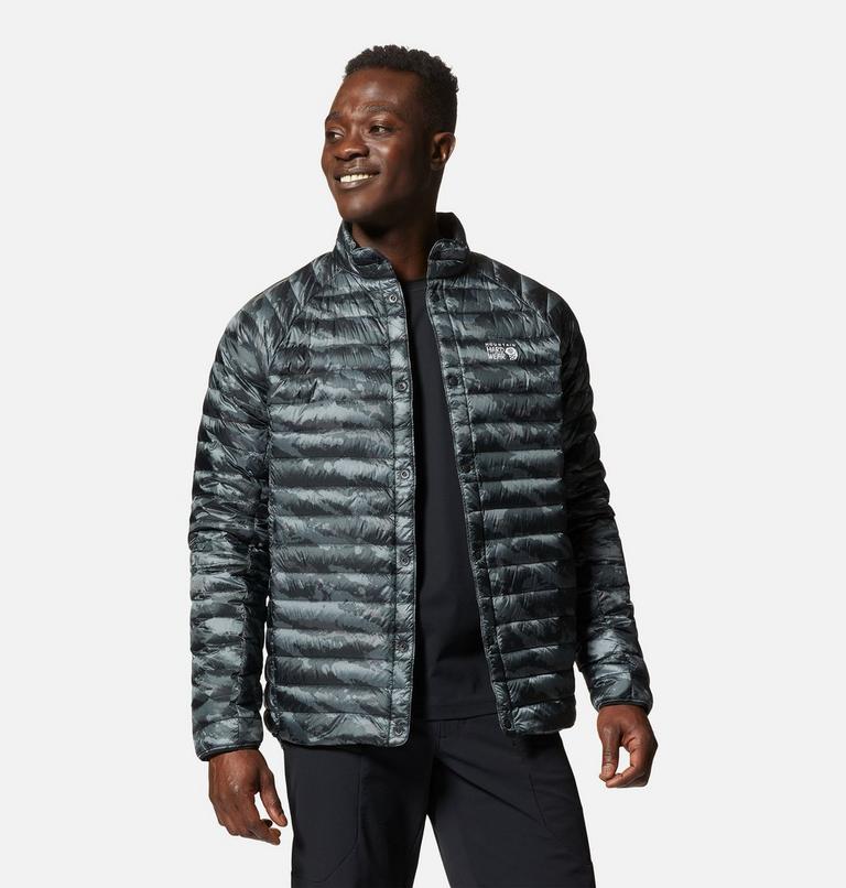 Men's Ghost Whisperer Snap Jacket, Color: Black Paintstrokes Print, image 7