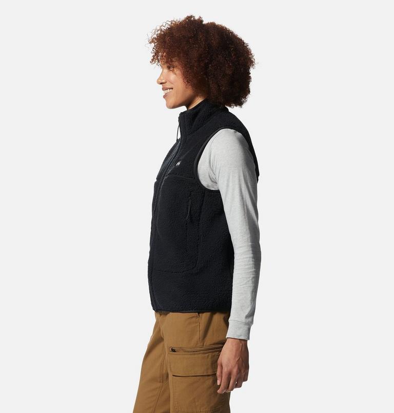Women's HiCamp Fleece Vest, Color: Black, image 3