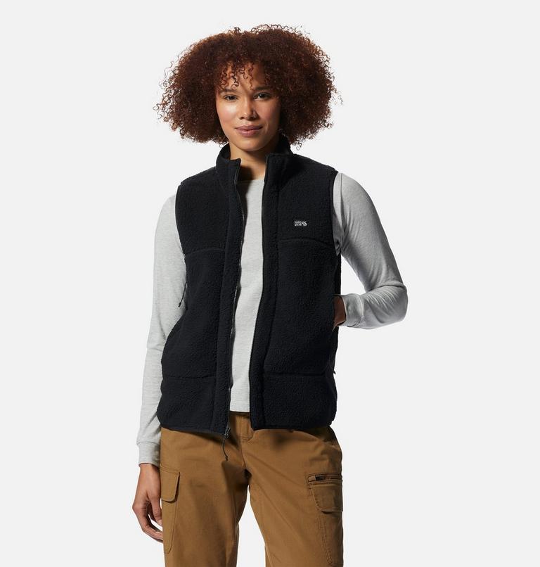 Women's HiCamp Fleece Vest, Color: Black, image 5