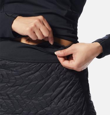 Women's Trekkin Insulated Mini Skirt, Color: Black, image 4