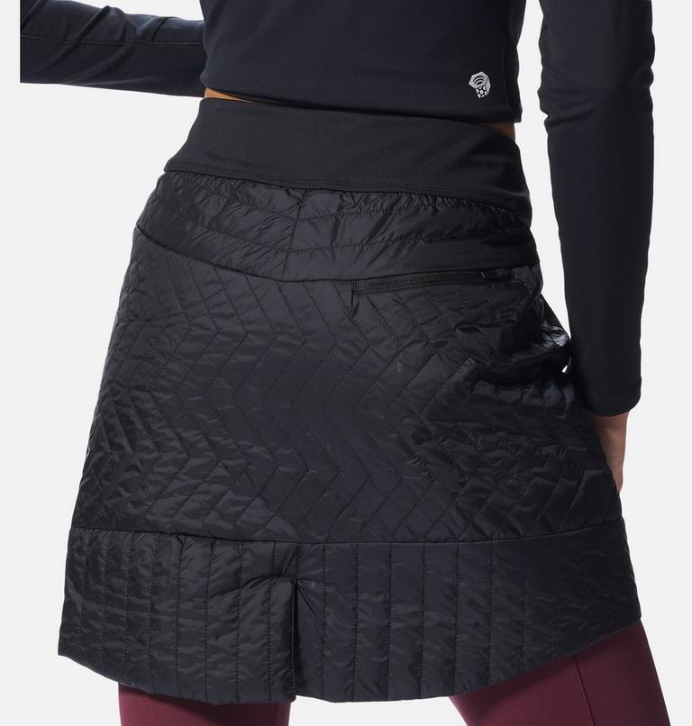 Women's Trekkin Insulated Mini Skirt, Color: Black, image 5
