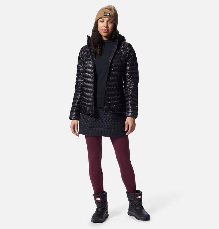 Women's Trekkin Insulated Mini Skirt, Color: Black, image 6