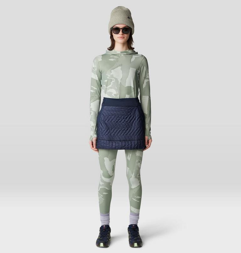 Women's Trekkin Insulated Mini Skirt, Color: Abyss, image 7