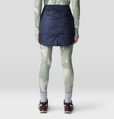 Women's Trekkin Insulated Mini Skirt, Color: Abyss, image 3