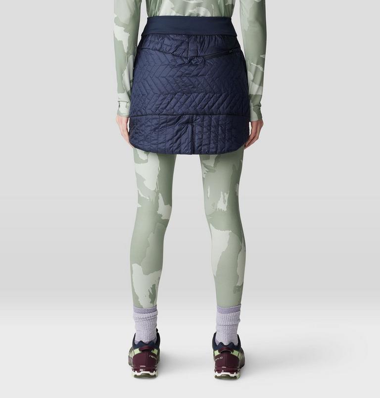 Women's Trekkin Insulated Mini Skirt, Color: Abyss, image 3