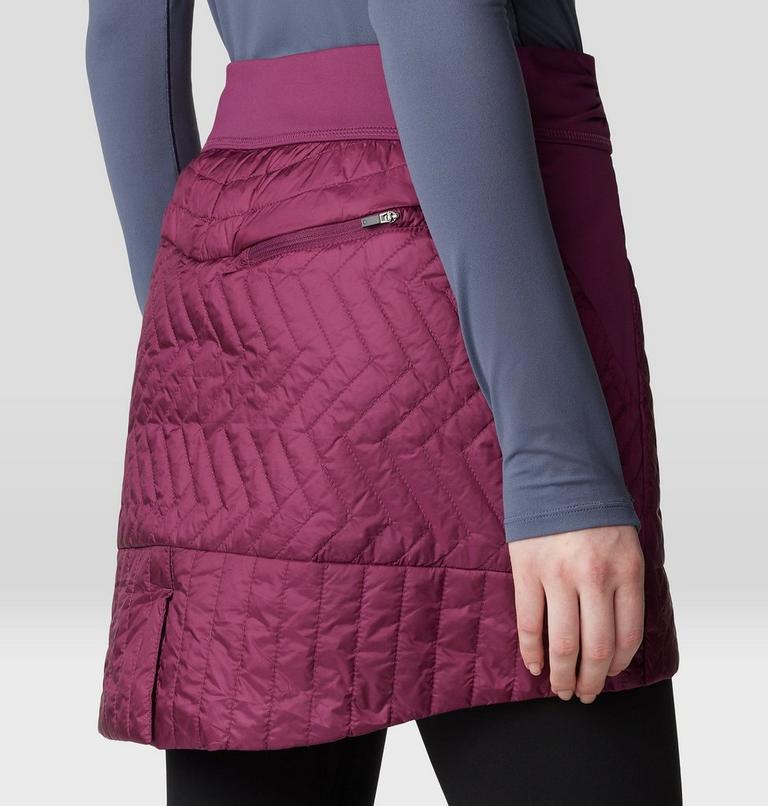 Women's Trekkin Insulated Mini Skirt, Color: Sugar Plum, image 7