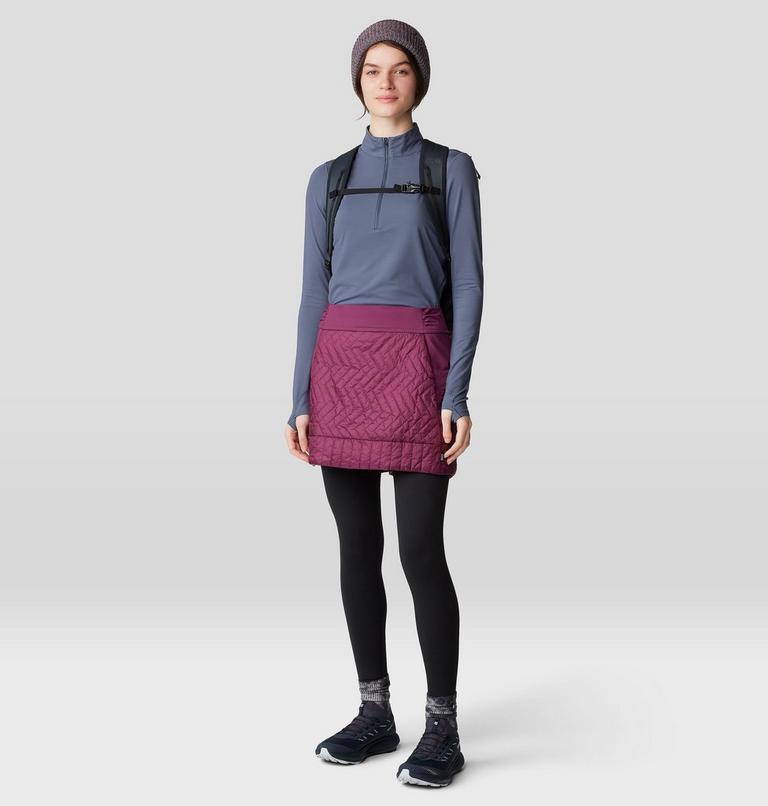 Women's Trekkin Insulated Mini Skirt, Color: Sugar Plum, image 10