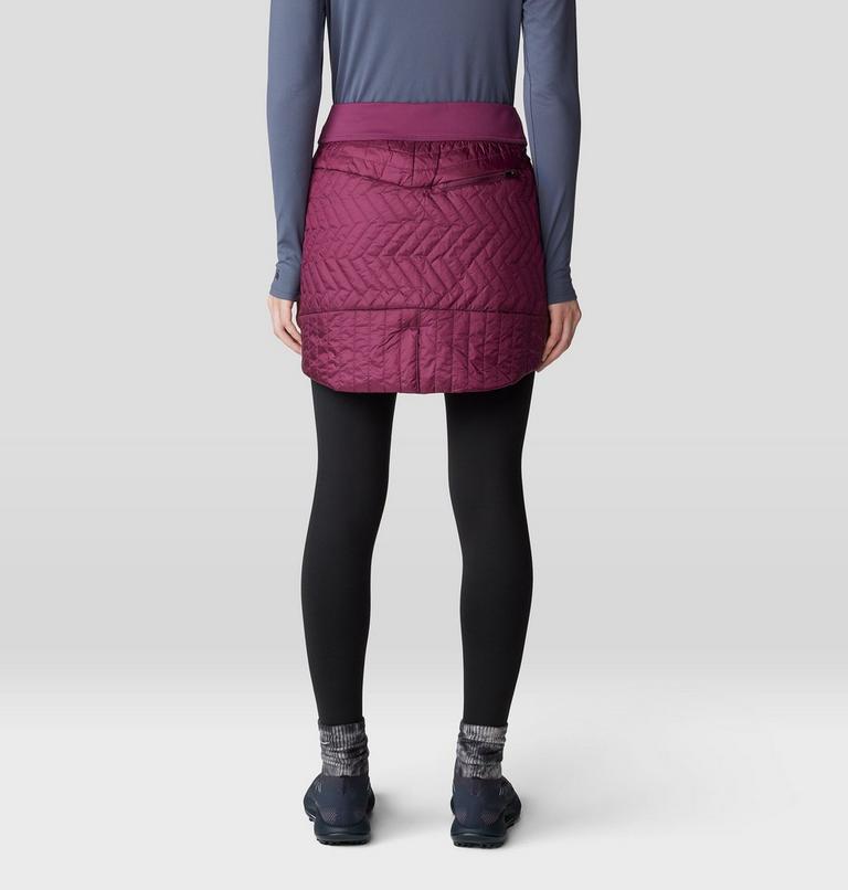 Women's Trekkin Insulated Mini Skirt, Color: Sugar Plum, image 3