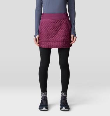 Women's Trekkin Insulated Mini Skirt, Color: Sugar Plum, image 5