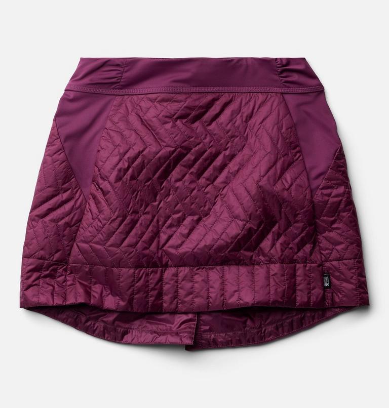 Women's Trekkin Insulated Mini Skirt, Color: Sugar Plum, image 2