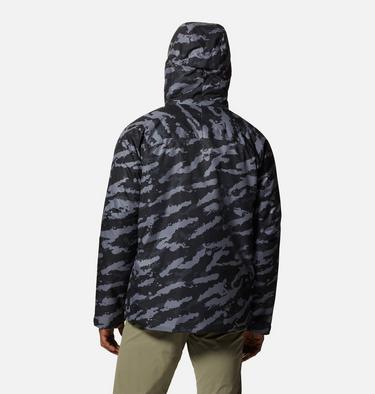Men's Stretch Ozonic Insulated Jacket, Color: Black Paintstrokes Print, image 6