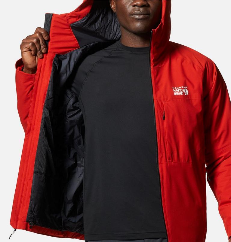 Manteau isolé Stretch Ozonic Homme, Color: Desert Red, image 9