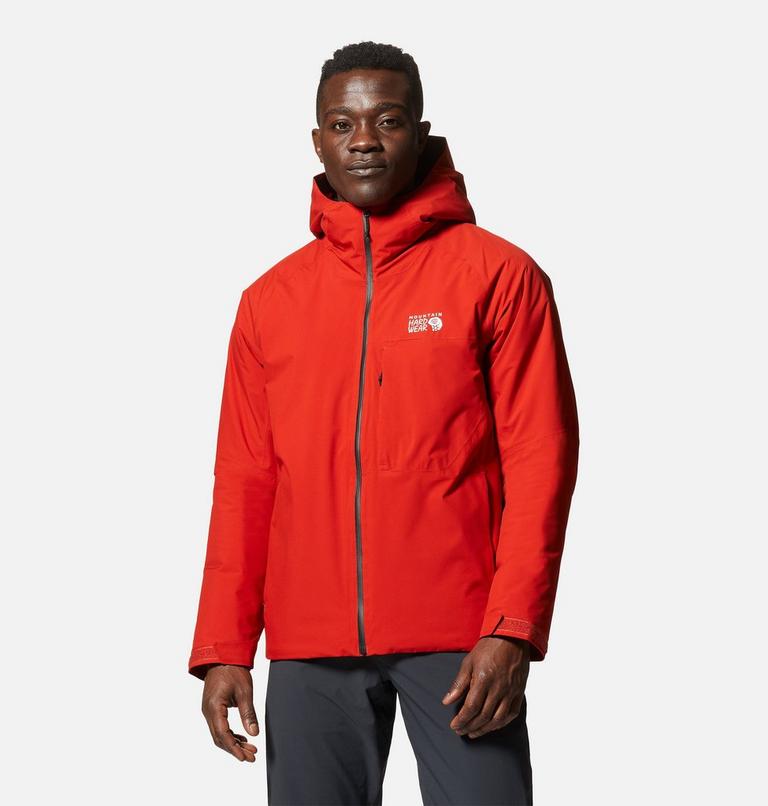 Manteau isolé Stretch Ozonic Homme, Color: Desert Red, image 1
