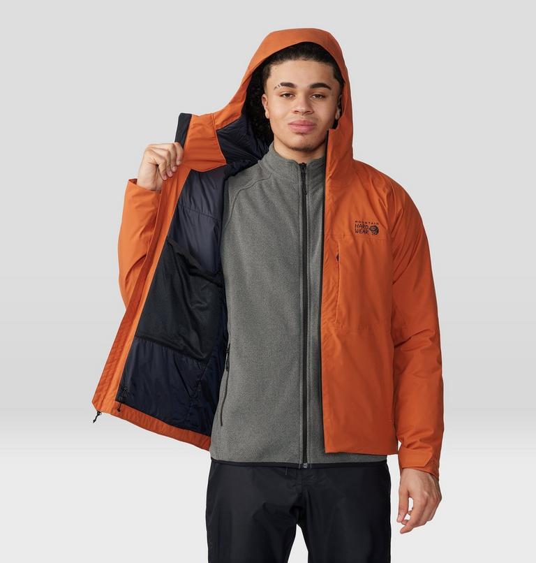 Manteau isolé Stretch Ozonic Homme, Color: Raw Carnelian, image 8