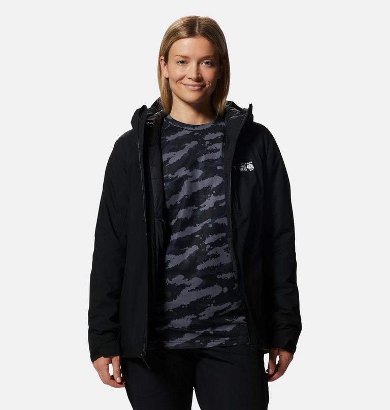 Manteau isolé Stretch Ozonic Femme, Color: Black, image 10
