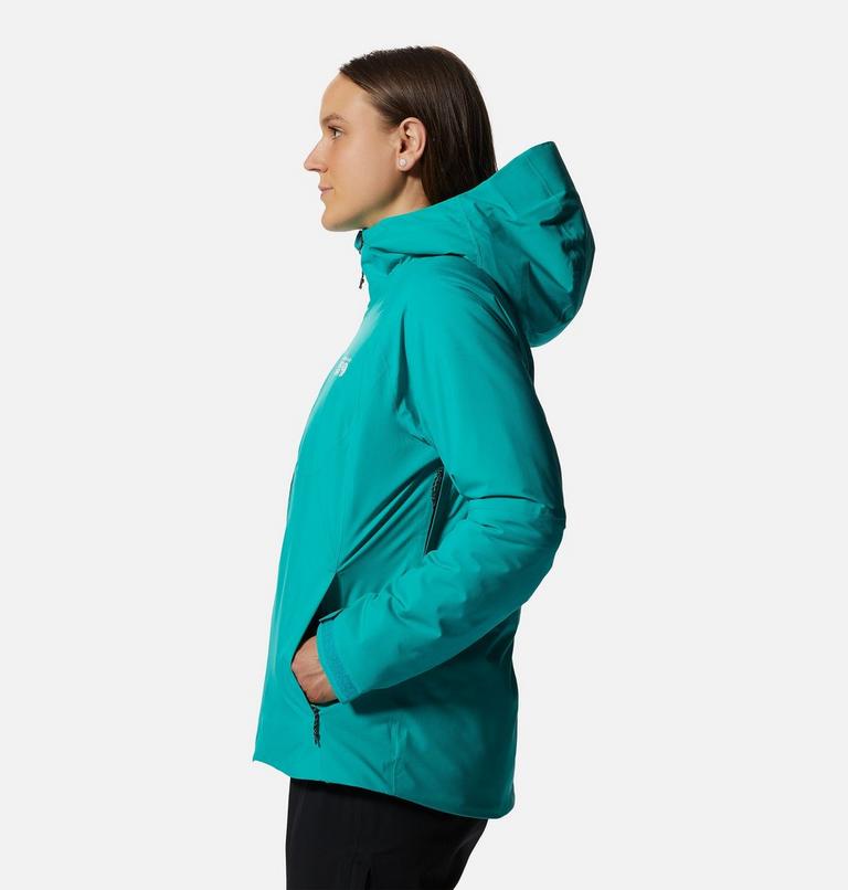 Manteau isolé Stretch Ozonic Femme, Color: Synth Green, image 3