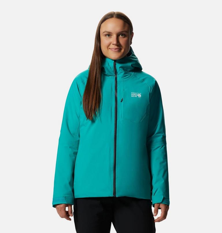 Manteau isolé Stretch Ozonic Femme, Color: Synth Green, image 1