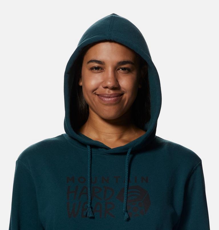Women's MHW Logo Pullover Hoody, Color: Dark Marsh, image 4