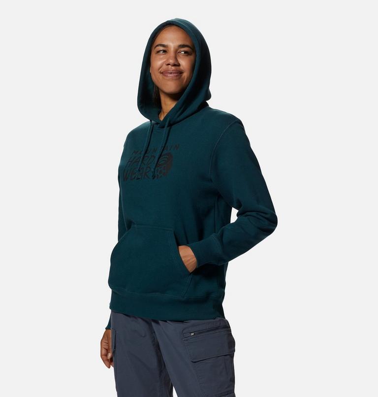 Women's MHW Logo Pullover Hoody, Color: Dark Marsh, image 5