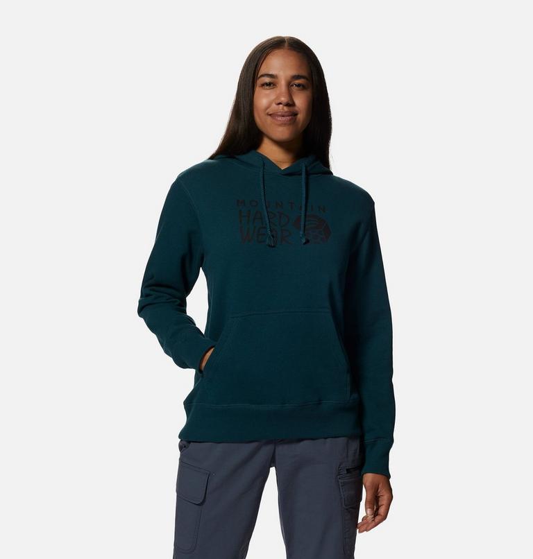 Women's MHW Logo Pullover Hoody, Color: Dark Marsh, image 1