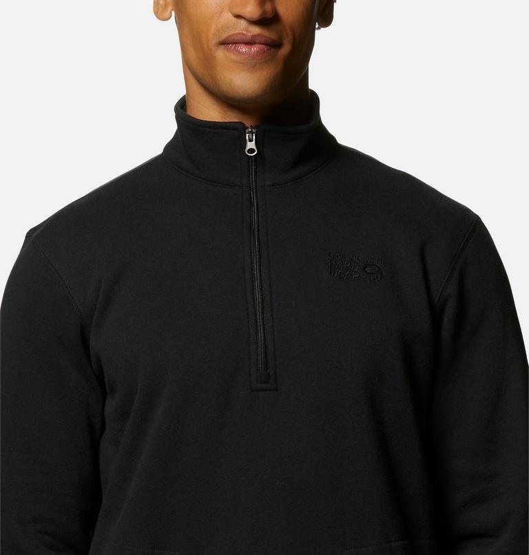 Chandail à demi-fermeture éclair MHW Logo Homme, Color: Black, image 4