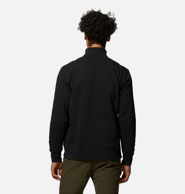 Chandail à demi-fermeture éclair MHW Logo Homme, Color: Black, image 2